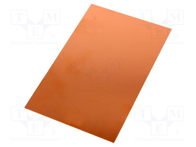 Laminate; FR4; 0.8mm; L: 160mm; W: 100mm; Coating: copper