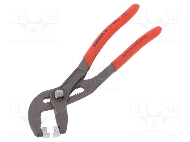 Pliers; for spring hose clamp; 180mm