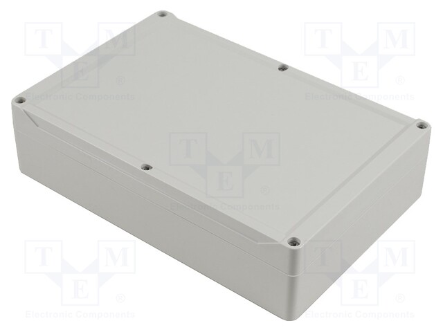 Enclosure: multipurpose; X: 160mm; Y: 240mm; Z: 60mm; 1555; grey; IP68