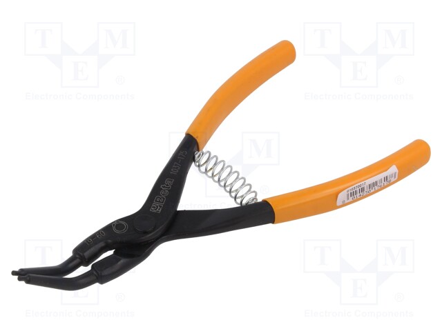 Pliers; for circlip; external; 19÷60mm; Pliers len: 175mm; angular