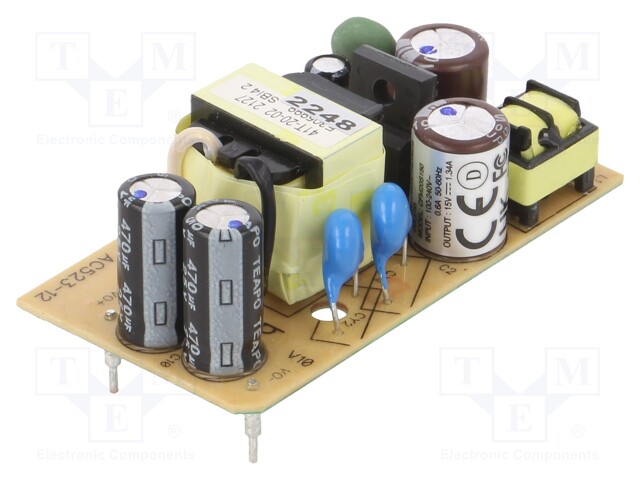 Converter: AC/DC; PCB; Electr.connect: THT