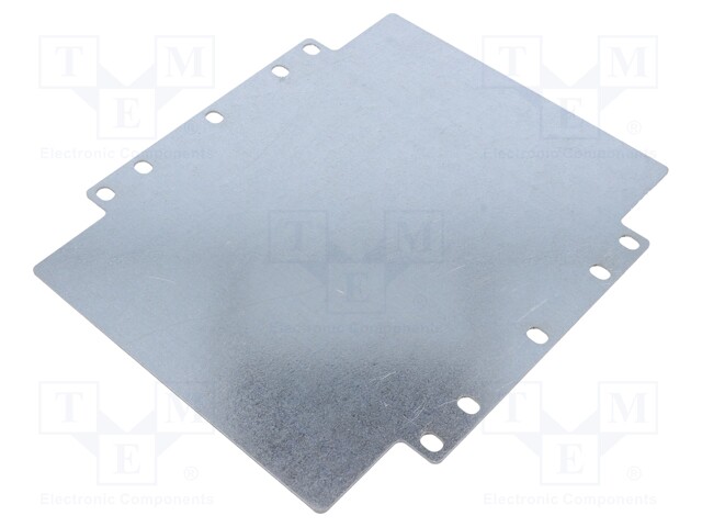 Mounting plate; steel; for enclosures