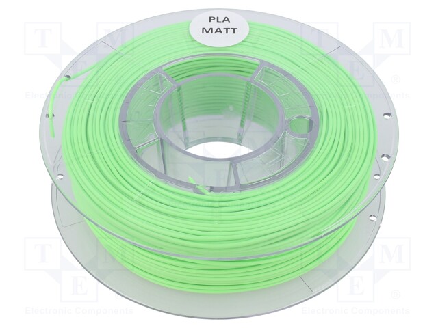 Filament: PLA; Ø: 1.75mm; green (light); 200÷235°C; 330g