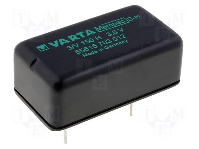 Re-battery: Ni-MH; 3.6V; 150mAh; 40.3x22x16mm