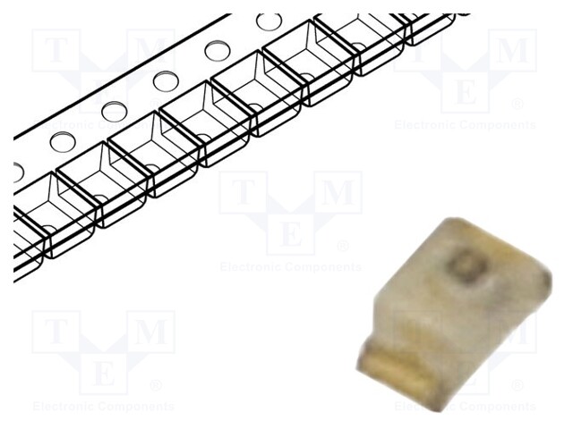 LED; SMD; 0402; green; 20÷50mcd; 1x0.5x0.5mm; 120°; 2.1÷2.5V; 20mA