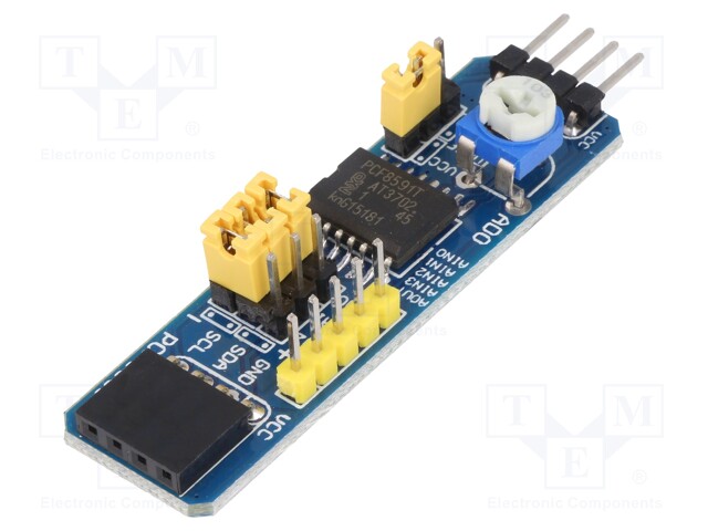 Module: extension; AD/DA,converter; PCF8591; 2.5÷6VDC; Anal.in: 4