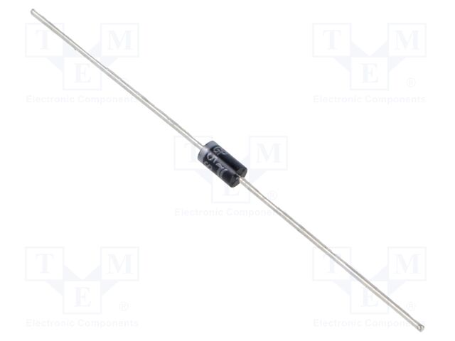 Diode: rectifying; THT; 600V; 1A; Ammo Pack; Ifsm: 27A; DO204AC,DO41