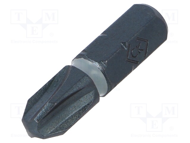 Screwdriver bit; Phillips; PH3; Overall len: 25mm; Torsion