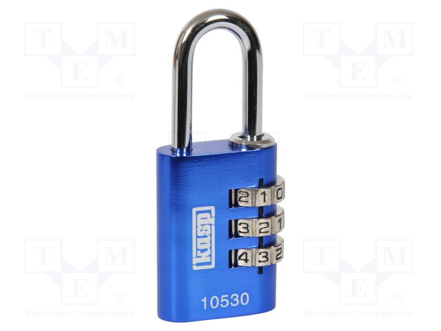 Padlock; Application: cabinets,bags,cases; A: 32mm; C: 5mm; B: 27mm