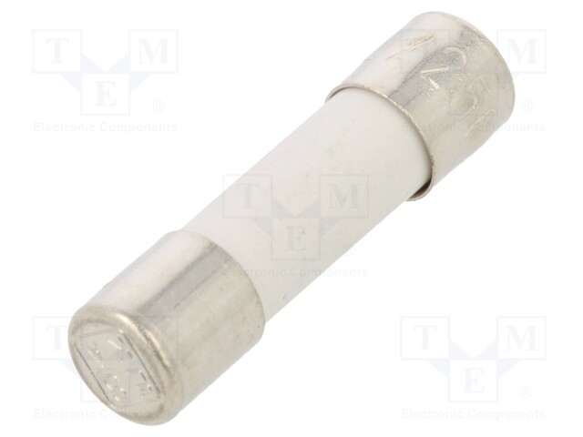 Fuse: fuse; time-lag; 100mA; 250VAC; ceramic,cylindrical; 522.600