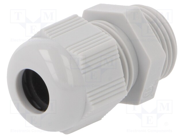 Cable gland; PG11; IP68; Mat: polyamide; light grey