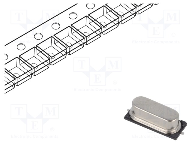 Resonator: quartz; 14.7456MHz; 18pF; SMD; 12.7x4.8x3.8mm; 10%