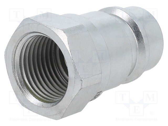 Quick connection coupling; connector pipe,double-sided; 250bar