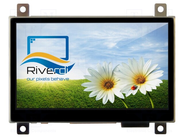 Display: TFT; 4.3"; 480x272; Illumin: LED; Dim: 106.3x68x7.95mm