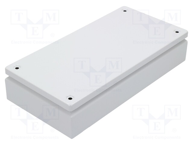 Enclosure: multipurpose; X: 200mm; Y: 400mm; Z: 80mm; KL; steel sheet