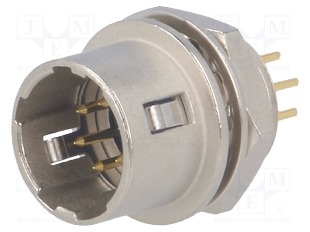 Socket; Connector: circular; HR10; male; PIN: 6; push-pull; 2A