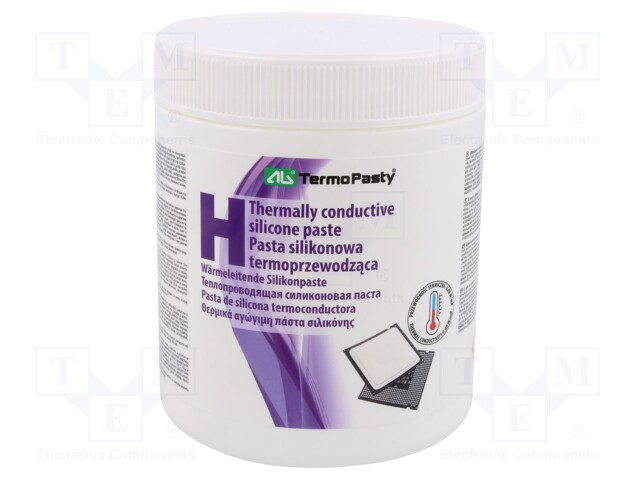 Heat transfer paste; white; silicon based; 1kg