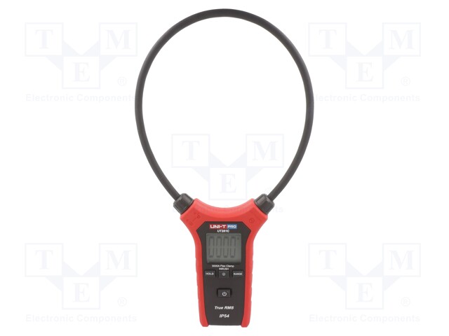 AC digital clamp meter; LCD; I AC: 30/300/3000A; Ø: 457mm; 3kA