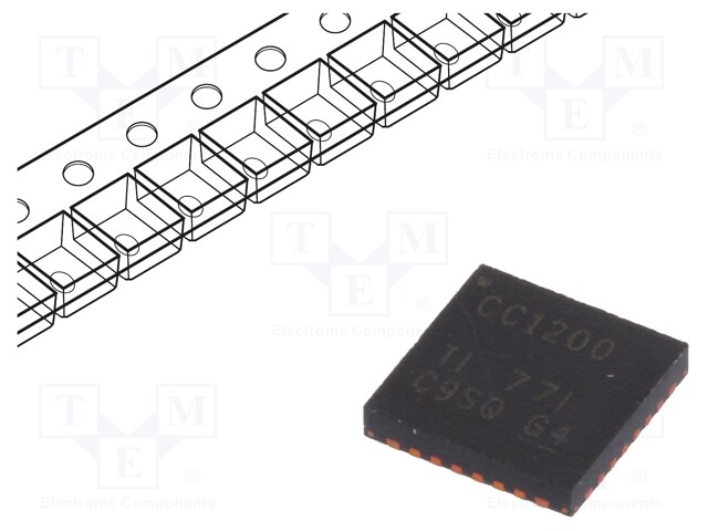 IC: RF transceiver; 868MHz,169MHz,433MHz,915MHz,920MHz; SPI; SMD