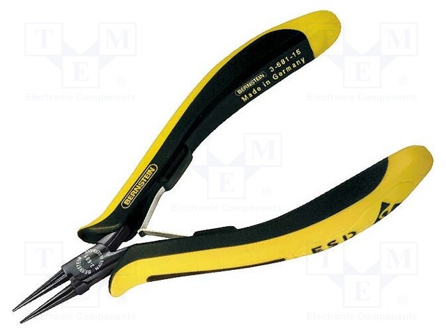 Pliers; round; ESD; 130mm