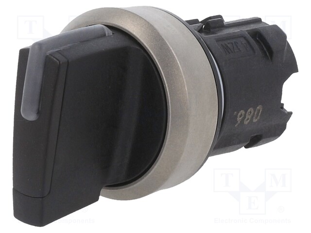 Actuator, Toggle Switch, Illuminated, 22 mm, Round, Plastic, Black