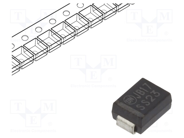 Diode: Schottky rectifying; SMD; 30V; 2A; Ufmax: 0.5V; SMB