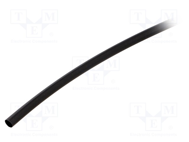 Heat shrink sleeve; 2: 1; 4.75mm; L: 0.15m; black; polyolefine