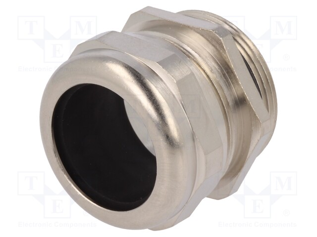 Cable gland; M32; IP68; Mat: brass; Body plating: nickel