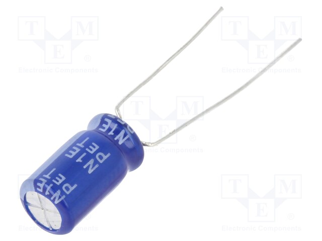 Capacitor: electrolytic; THT; 220uF; 25VDC; Ø6.3x11mm; ±20%; 2000h