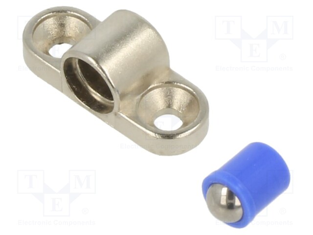 Ball latch; F1: 6.5N; F2: 13N; V: with side thrust pin; 6mm