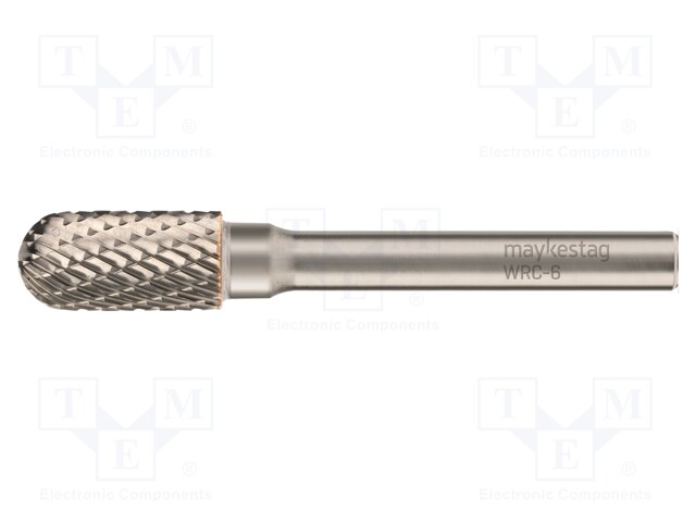 Rotary burr; Ø: 3mm; L: 38mm; metal; Working part len: 14mm; rod 3mm