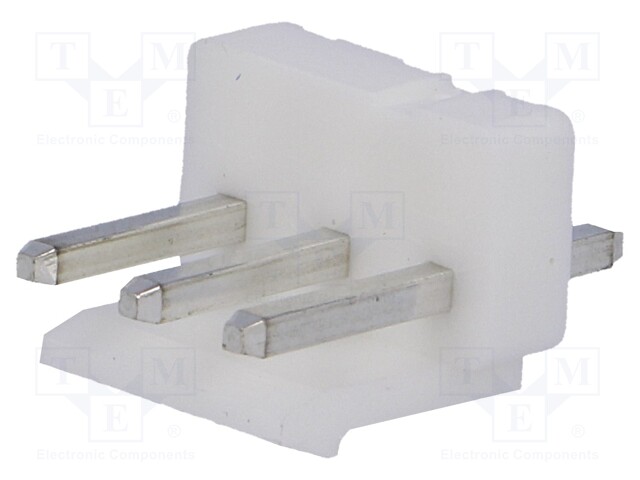 Socket; wire-board; male; NS39; 3.96mm; PIN: 3; THT; 250V; 7A; tinned