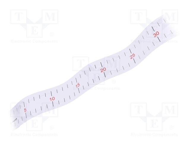 Ruler; L: 0.6m; self-adhesive; measure; glued