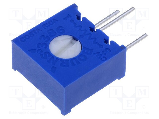 Potentiometer: mounting; single turn,vertical; 5kΩ; 500mW; ±10%