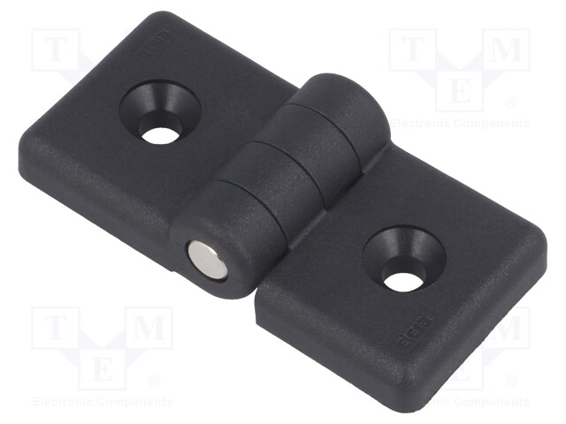 Hinge; Width: 74mm; technopolymer (PA); black; H: 36mm