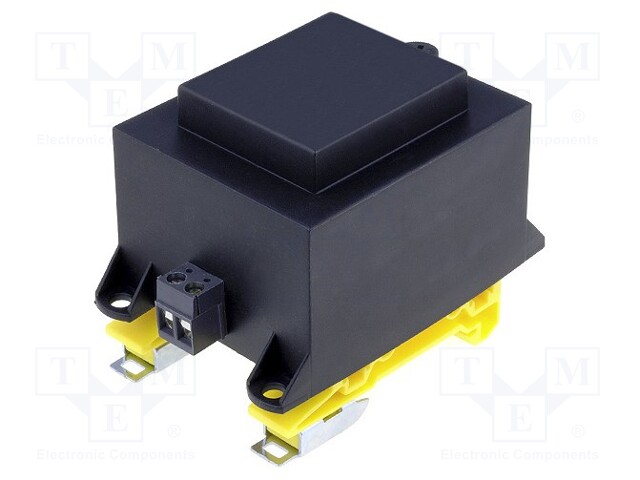 Transformer: encapsulated; 25VA; 230VAC; 230V; 110mA; Mounting: DIN