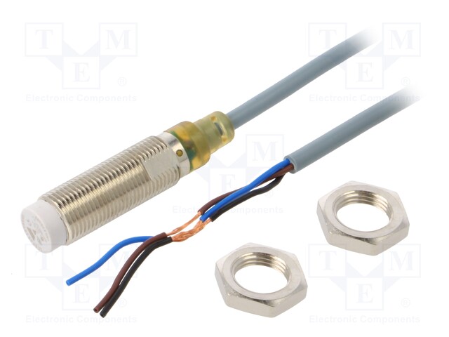 Sensor: inductive; 0÷8mm; 10÷36VDC; M12; Connection: lead 2m; IP67