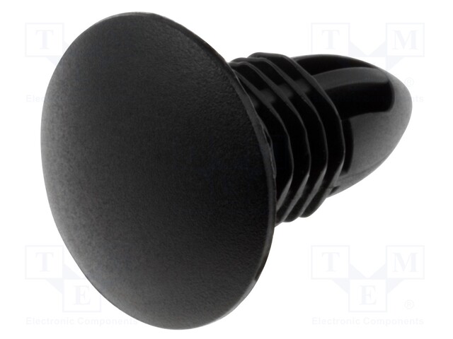 Rivet; polyamide; Panel cutout diam: 7.5mm; Colour: black; UL94V-2