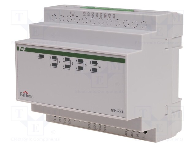 Executive module; F&Home; for DIN rail mounting; 24VDC; IP20