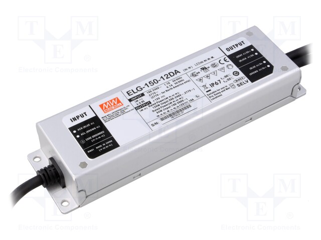 Power supply: switched-mode; Communication: DALI; LED; 120W; 12VDC