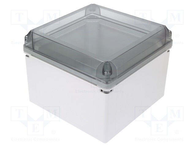 Enclosure: multipurpose; X: 300mm; Y: 300mm; Z: 220mm; GEOS; grey