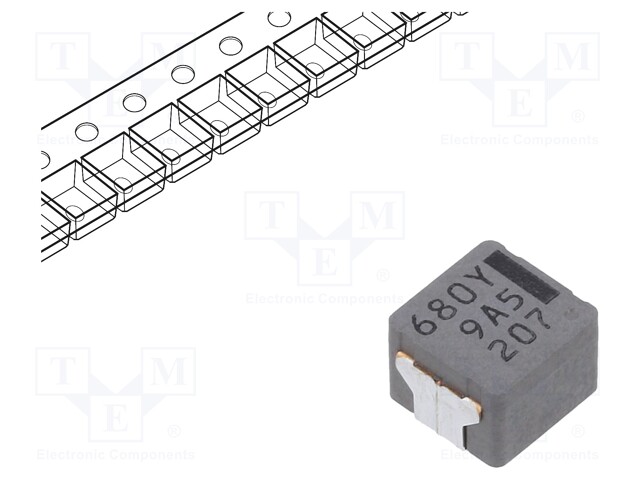 Inductor: wire; SMD; 66uH; 1.8A; 251mΩ; 7.5x7x5.4mm; ±20%; -55÷155°C