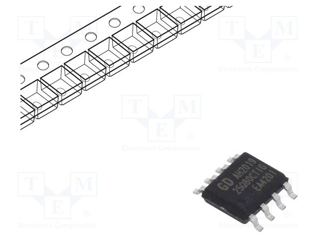 FLASH memory; 8Mbit; Quad I/O,SPI; 120MHz; 2.7÷3.6V; SO8