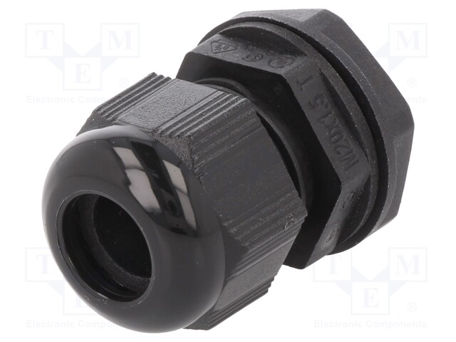 Cable gland; M20; IP66,IP68; Mat: polyamide; black; Pcs: 10