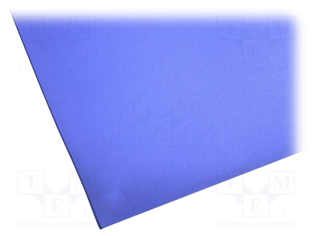 Bench mat; ESD; L: 1.2m; W: 0.6m; Thk: 3.2mm; EN 61340-5-1; blue; 71°C