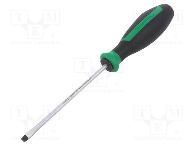 Screwdriver; slot; 5,5x1,0mm; Series: DRALL+; Blade length: 125mm