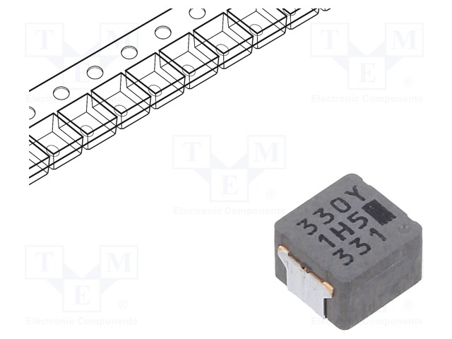 Power Inductor (SMD), AEC-Q200, 33 µH, 2 A, Shielded, 4.1 A, PCC-M0645M Series, 6.5mm x 6mm x 4.5mm