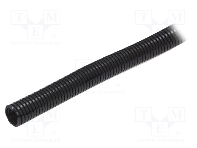 Conduit; ØBraid : 14.2mm; polyamide; black; Len: 50m; -40÷120°C