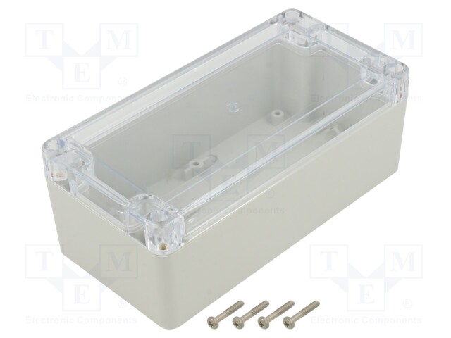 Enclosure: multipurpose; X: 80mm; Y: 160mm; Z: 60mm; ZP; ABS; IP65