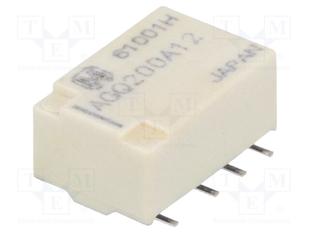 Relay: electromagnetic; DPDT; Ucoil: 12VDC; 0.3A/125VAC; 2A/30VDC